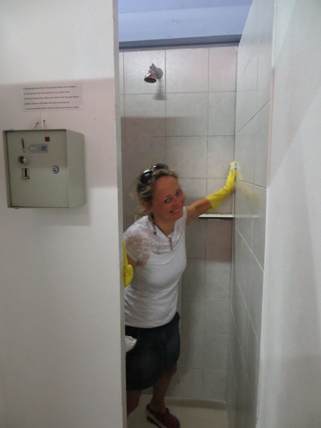 do you mind...i'm in the shower