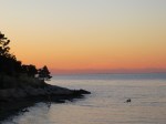 fateful sunset in umag